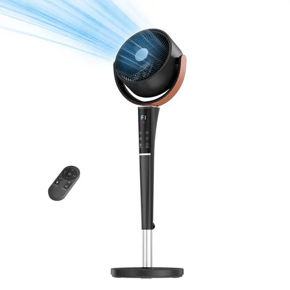 Smart DC Pedestal Fan | 15 Speeds, Remote Control & Ultra-Quiet Cooling