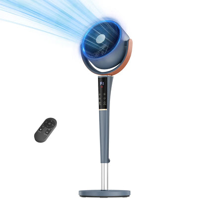 Smart DC Pedestal Fan | 15 Speeds, Remote Control & Ultra-Quiet Cooling